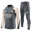 Real Madrid Training Huppari 2024-25 Neljännes-Zip Harmaa - Miesten